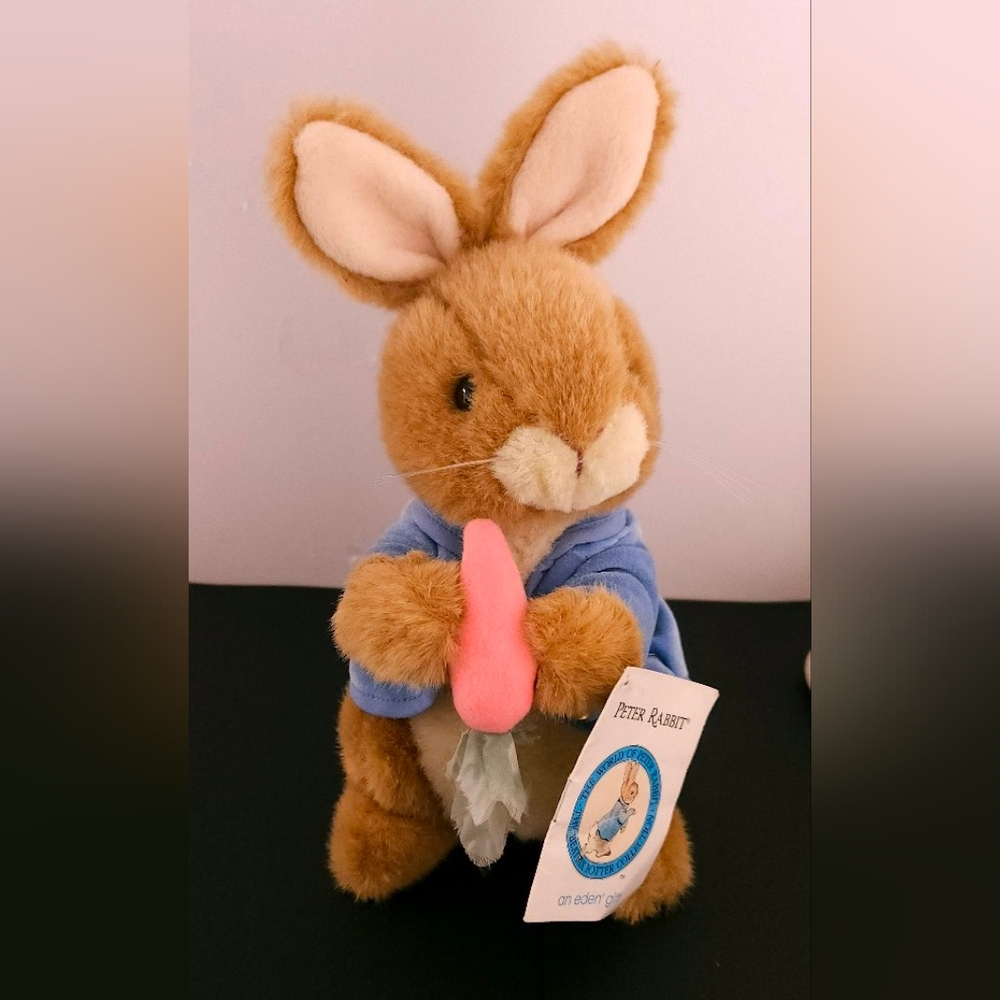 90s Beatrix Potter Peter Rabbit Plush & Jar Set - Picture 8 of 14